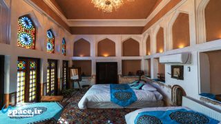 نمای داخلی اتاق شاه نشین اقامتگاه سنتی خان هرات - یزد